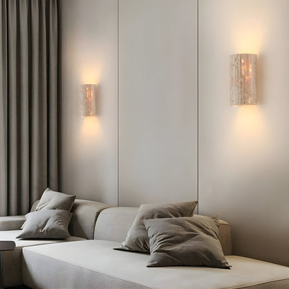 Lampa Ścienna z Naturalnego Kamienia LED – Montaż Ścienny