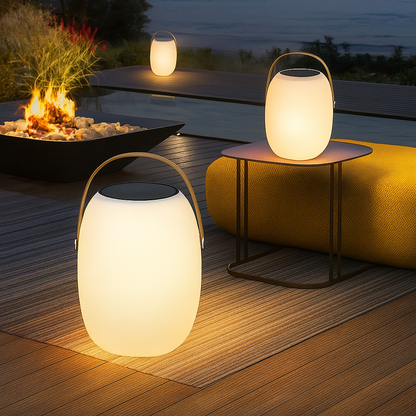 Lampy solarne ogrodowe z diodami LED – ekologiczne oświetlenie tarasu