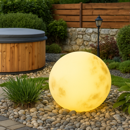 Lampy ogrodowe solarne z diodami LED w kształcie księżyca – ekologiczne oświetlenie zewnętrzne ścieżek i ogrodów