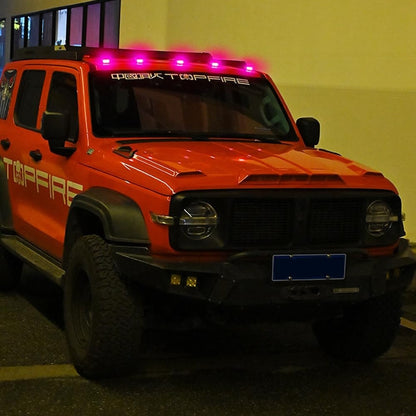 Lampy solarne Rock do ciężarówek z bezprzewodowym pilotem – ekologiczny montaż na klej