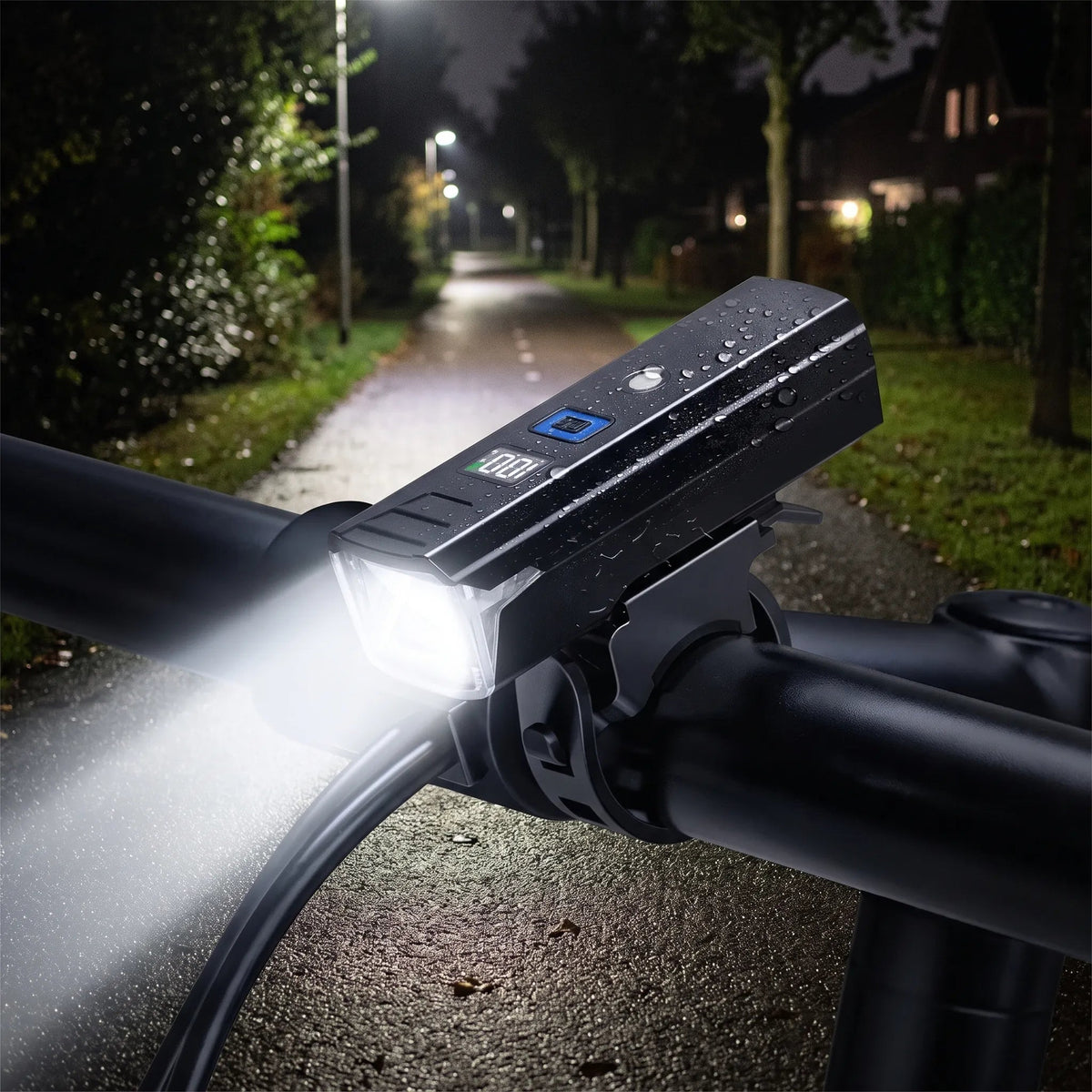 Luminaride | Lampka Rowerowa LED z Regulowanym Kątem Świecenia | Inteligentne Oświetlenie dla Bezpieczeństwa w Nocy