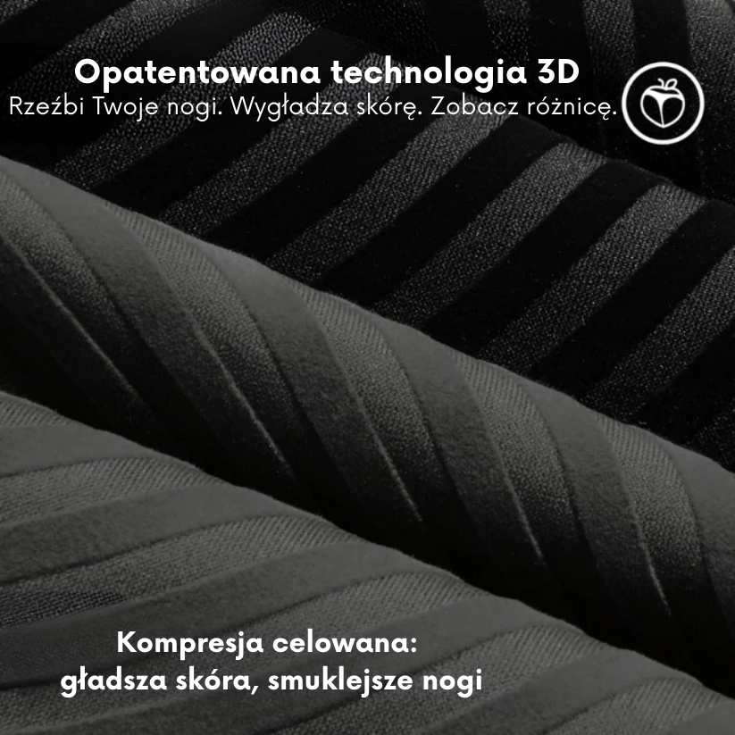 Lunare Modelujące Legginsy 3D z Antycellulitowym Materiałem