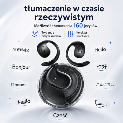 MINISO | Słuchawki Tłumaczące Bluetooth 135 Języków