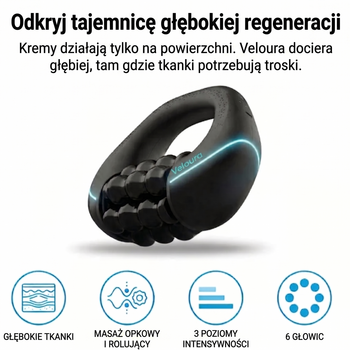 Masażer do Ciała z Funkcją Wibracji | Ergonomiczny Design dla Jędrnej Skóry