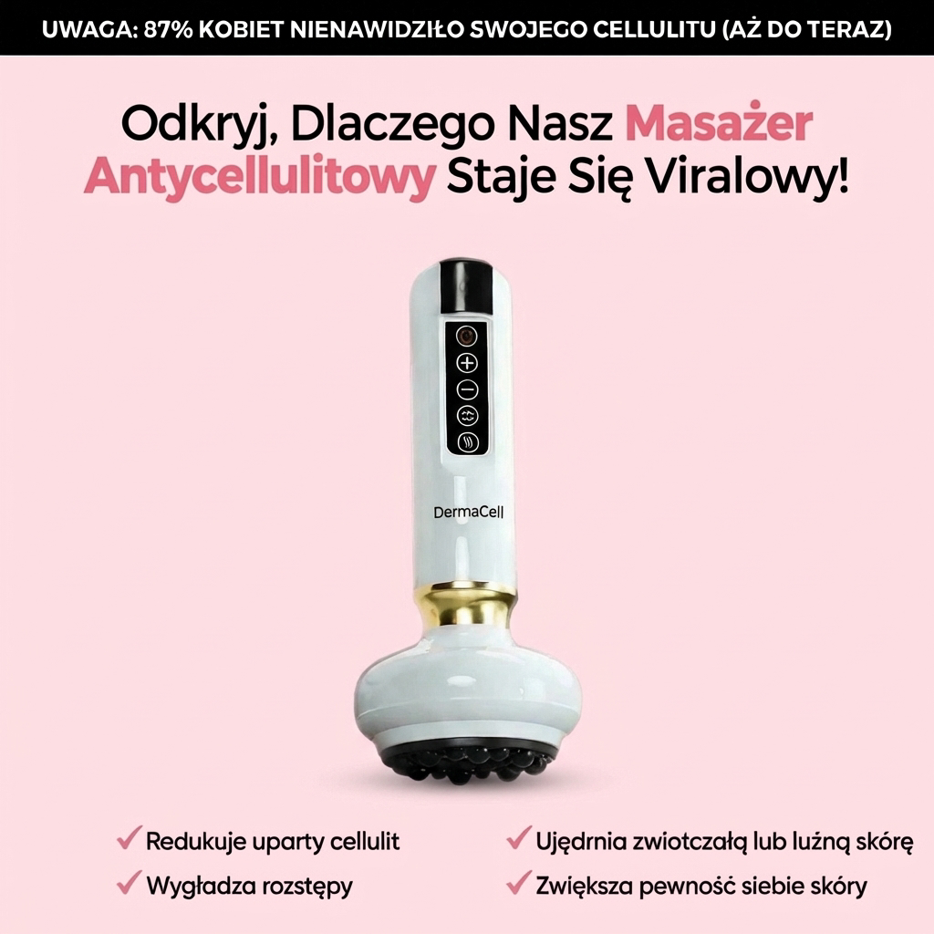 Masażer do Ciała z Technologią Wibracyjną | Skuteczna Terapia na Cellulit dla Gładkiej Skóry