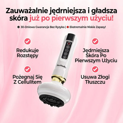 Masażer do Ciała z Technologią Wibracyjną | Skuteczna Terapia na Cellulit dla Gładkiej Skóry