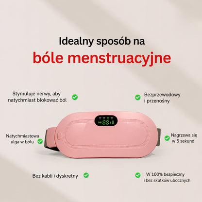 Masażer na Bóle Menstruacyjne z Funkcją Ciepła | Ergonomiczny Design dla Ulgi i Relaksu