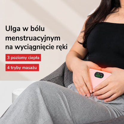 Masażer na Bóle Menstruacyjne z Funkcją Ciepła | Ergonomiczny Design dla Ulgi i Relaksu