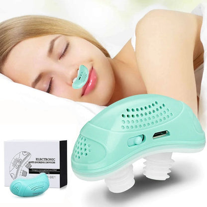 Męski Cichy Przenośny Mikro CPAP z Silikonowym Dopasowaniem