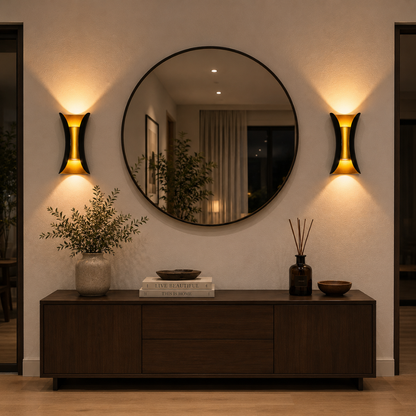 Minimalistyczny kinkiet LED do nowoczesnych wnętrz