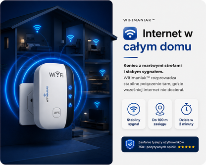 Mocny Wzmacniacz Sygnału WiFi do Domu i Biura