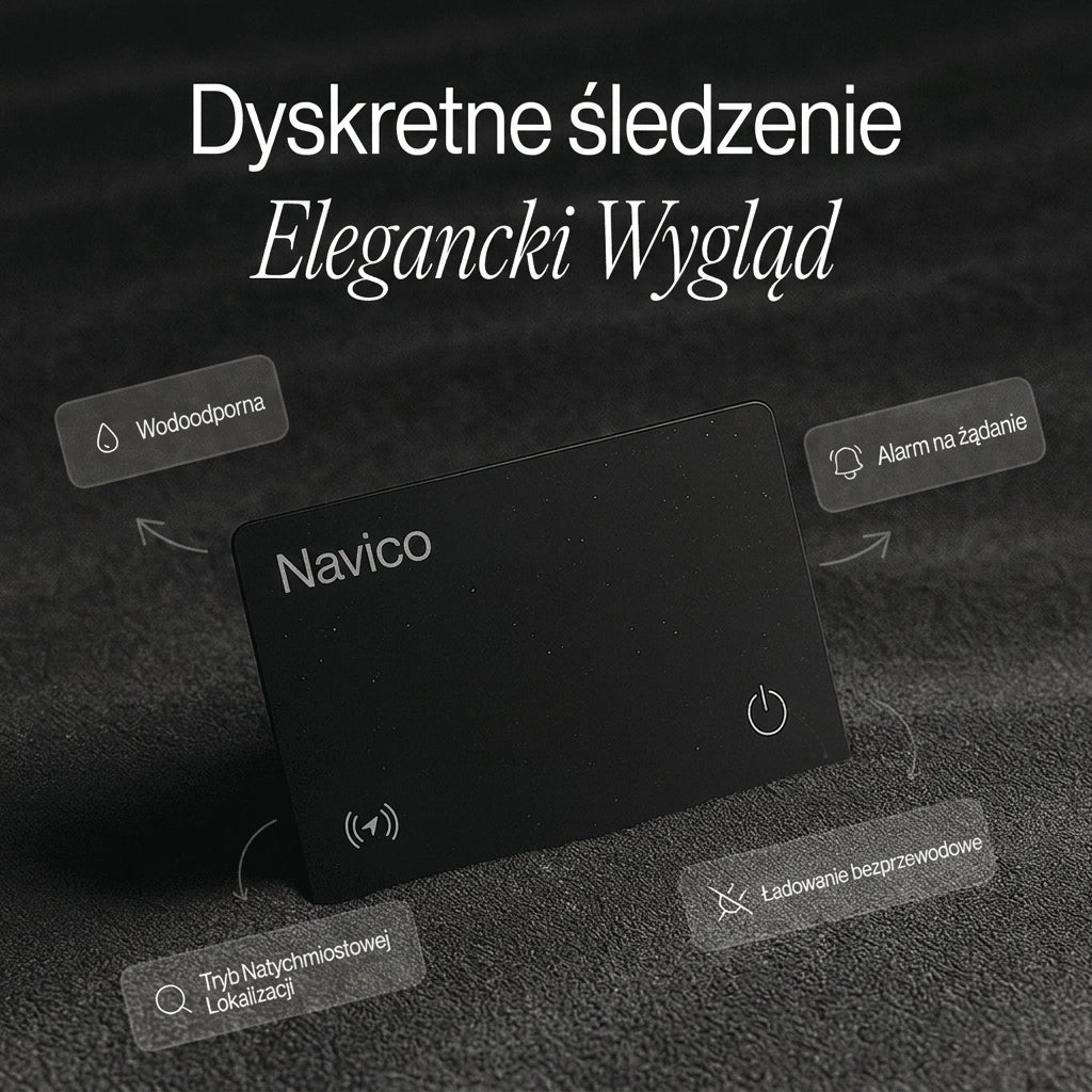 Navico Karta Lokalizacyjna do Portfela i Bagażu z Aplikacją Śledzącą