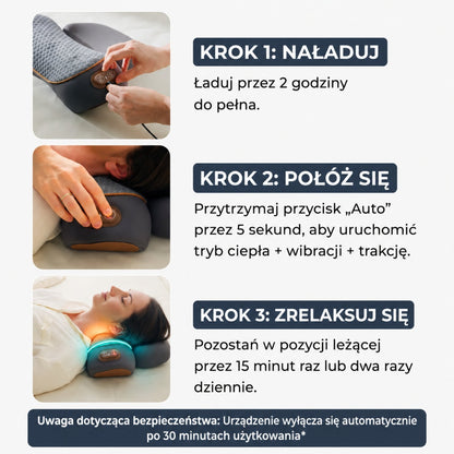 NeckReset | Ergonomiczna Poduszka Ortopedyczna do Spania z Wsparciem Szyi | Idealna do Spania na Boku dla Komfortu i Zdrowia