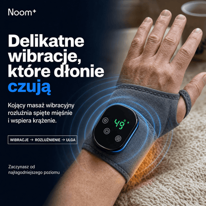 Noom Hand Pro | Masażer do Dłoni z Wibracją | Ulga w Bólu i Relaks dla Rąk