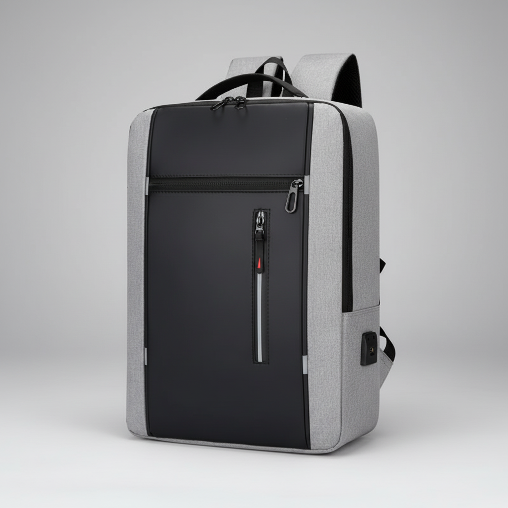 Nordspur | Wodoodporny plecak biznesowy z portem USB | Ergonomiczny i bezpieczny dla laptopów do 15,6 cala