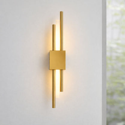 Nowoczesna Lampa Ścienna LED z Metalową Ramą