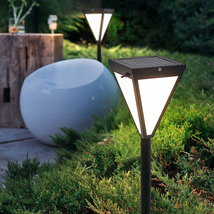 Nowoczesna Lampa Zewnętrzna LED z Metalu i Akrylu – Czarna, Odporna Lampa Zewnętrzna na Dom, Idealna do Ogrodów i Tarasów