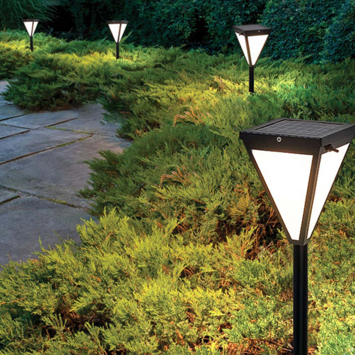 Nowoczesna Lampa Zewnętrzna LED z Metalu i Akrylu – Czarna, Odporna Lampa Zewnętrzna na Dom, Idealna do Ogrodów i Tarasów