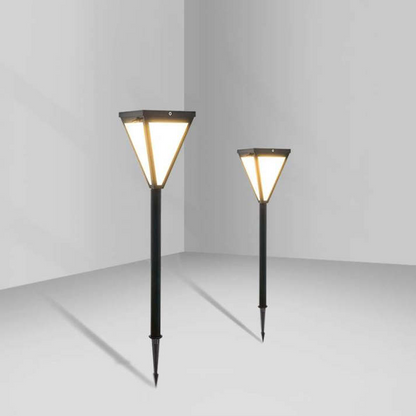Nowoczesna Lampa Zewnętrzna LED z Metalu i Akrylu – Czarna, Odporna Lampa Zewnętrzna na Dom, Idealna do Ogrodów i Tarasów