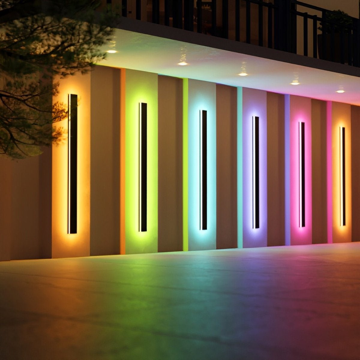 Nowoczesna Wodoodporna Lampa Zewnętrzna Ścienna LED Kinkiet