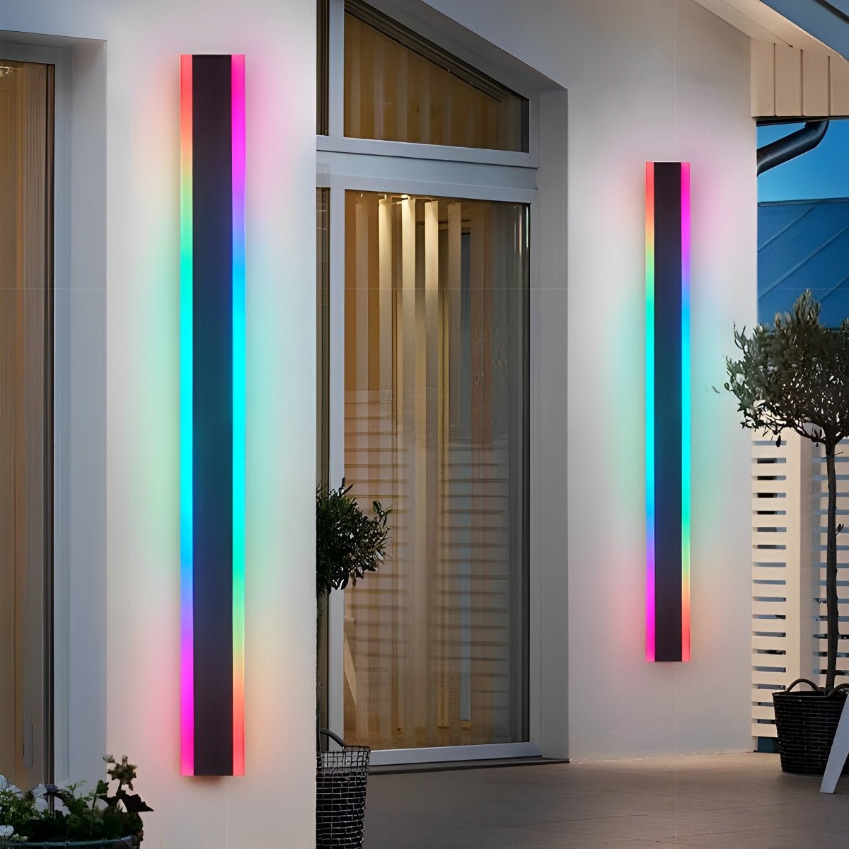 Nowoczesna Wodoodporna Lampa Zewnętrzna Ścienna LED Kinkiet
