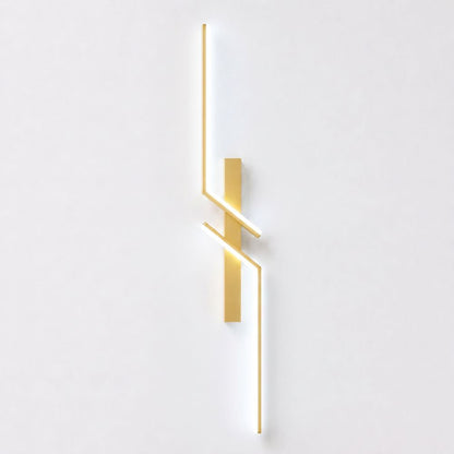 Nowoczesna geometryczna lampa ścienna LED