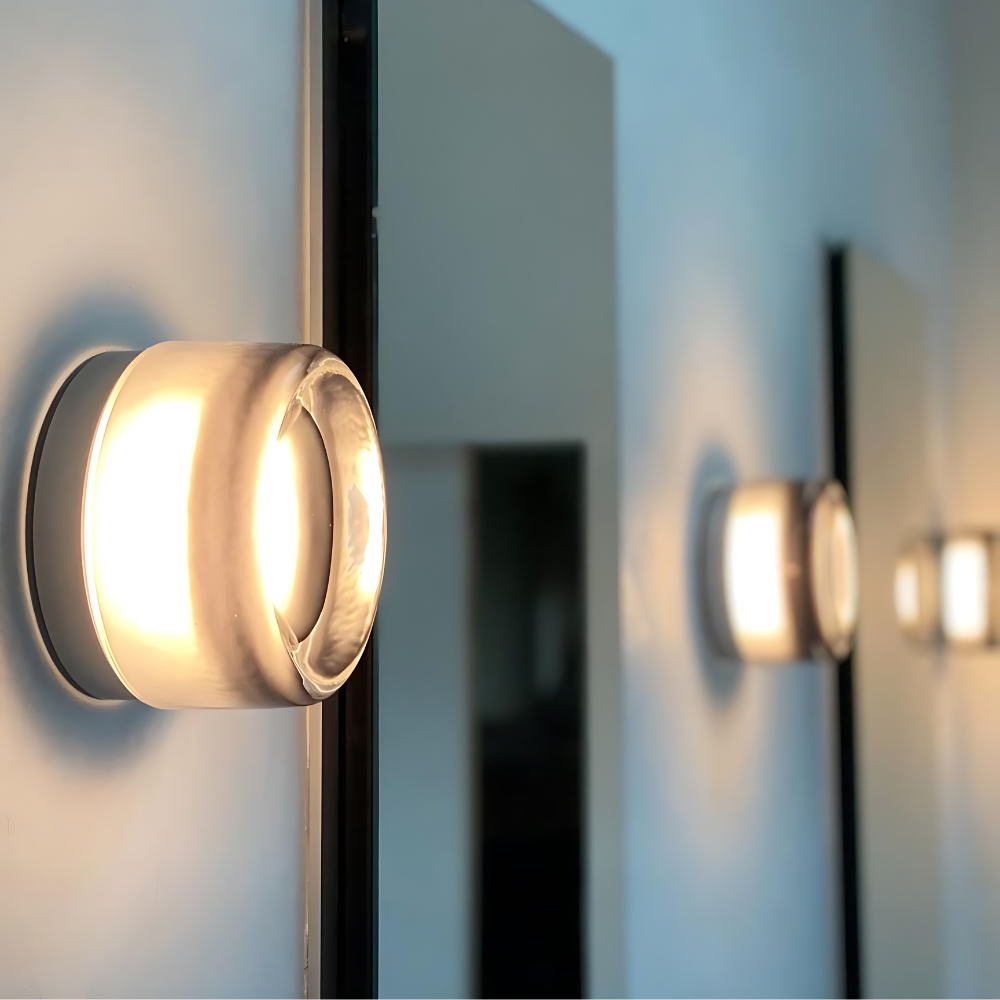 Lampa Ścienna LED z Akrylu i Czujnikiem Światła – 60 lm, 3000 K