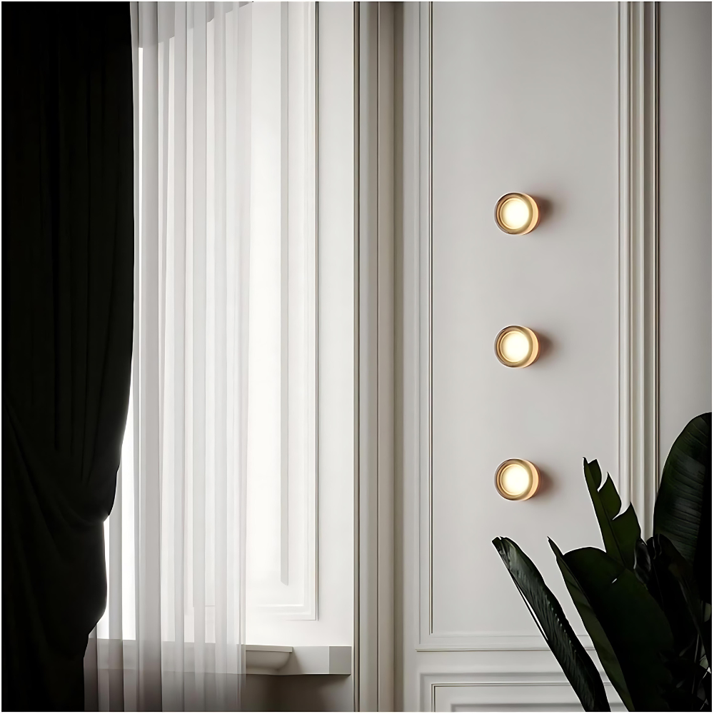 Lampa Ścienna LED z Akrylu i Czujnikiem Światła – 60 lm, 3000 K