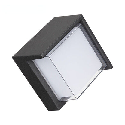 Nowoczesny Kinkiet Zewnętrzny IP65 z Czujnikiem Ruchu – Aluminium, Ciepła Biała Barwa Światła, Minimalistyczny Design
