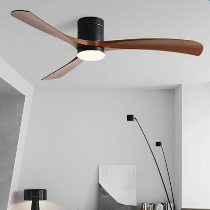 Nowoczesny Minimalistyczny Wentylator Sufitowy z Lampą LED
