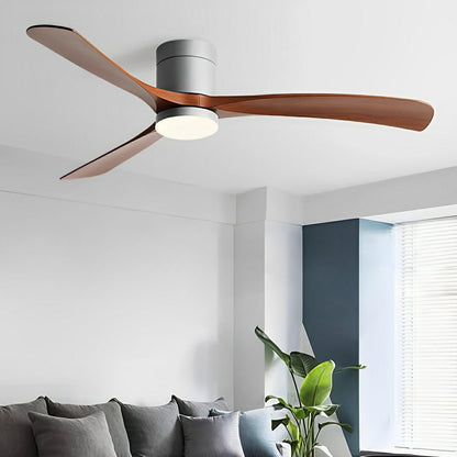 Nowoczesny Minimalistyczny Wentylator Sufitowy z Lampą LED