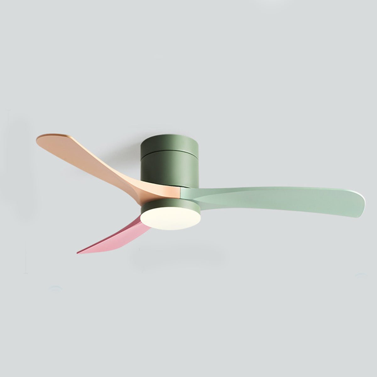 Nowoczesny Minimalistyczny Wentylator Sufitowy z Lampą LED