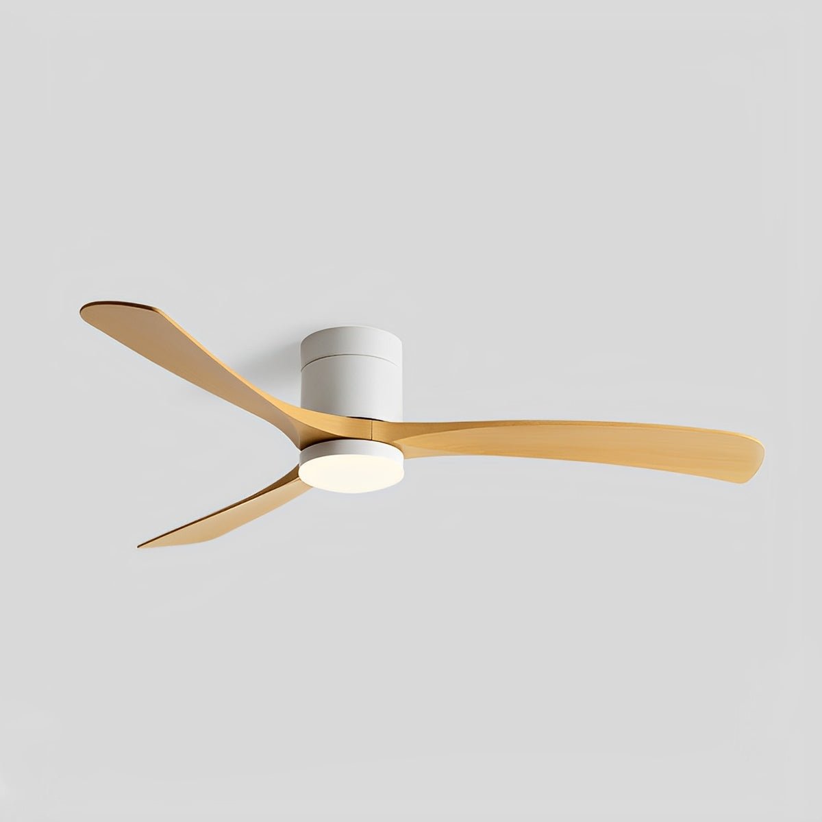 Nowoczesny Minimalistyczny Wentylator Sufitowy z Lampą LED