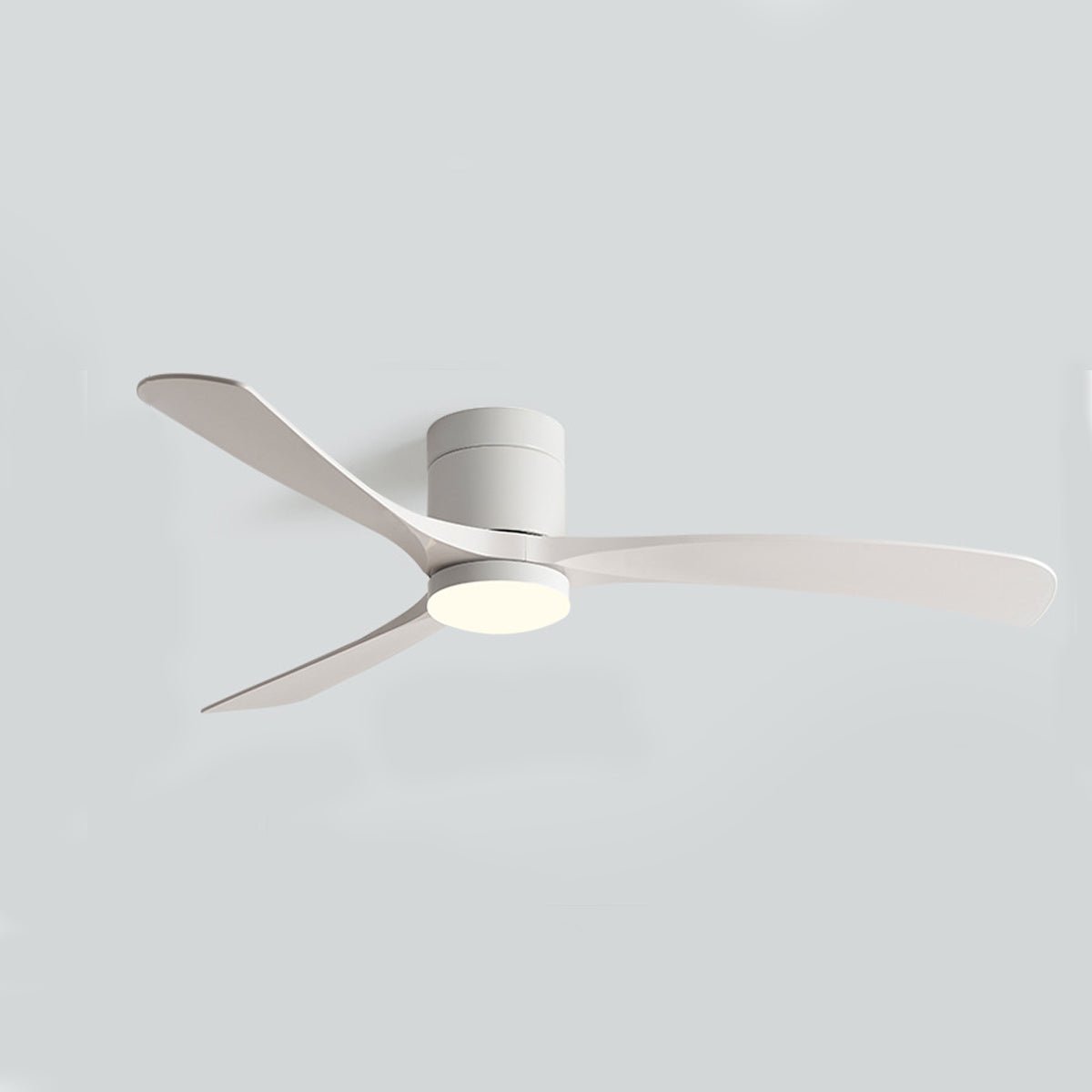 Nowoczesny Minimalistyczny Wentylator Sufitowy z Lampą LED