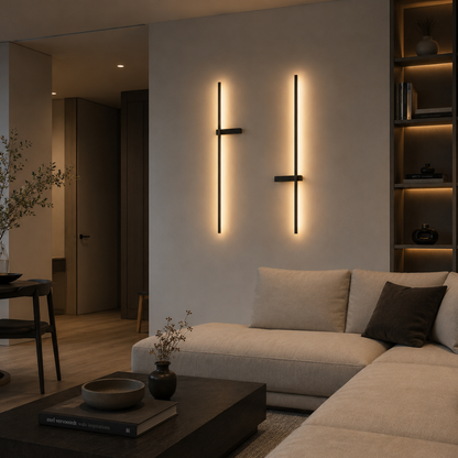 Nowoczesny aluminiowy kinkiet – skandynawski minimalizm