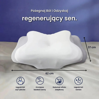 OrtoSen Ergonomiczna Poduszka Ortopedyczna z Pianką Pamięciową
