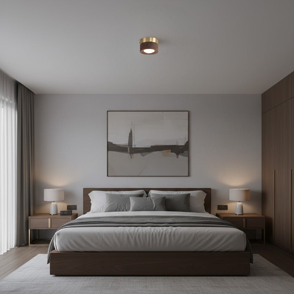 OrzechowyBlask | Elegancki Regulowany Reflektor LED do Sufitu