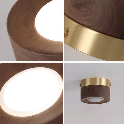 OrzechowyBlask | Elegancki Regulowany Reflektor LED do Sufitu