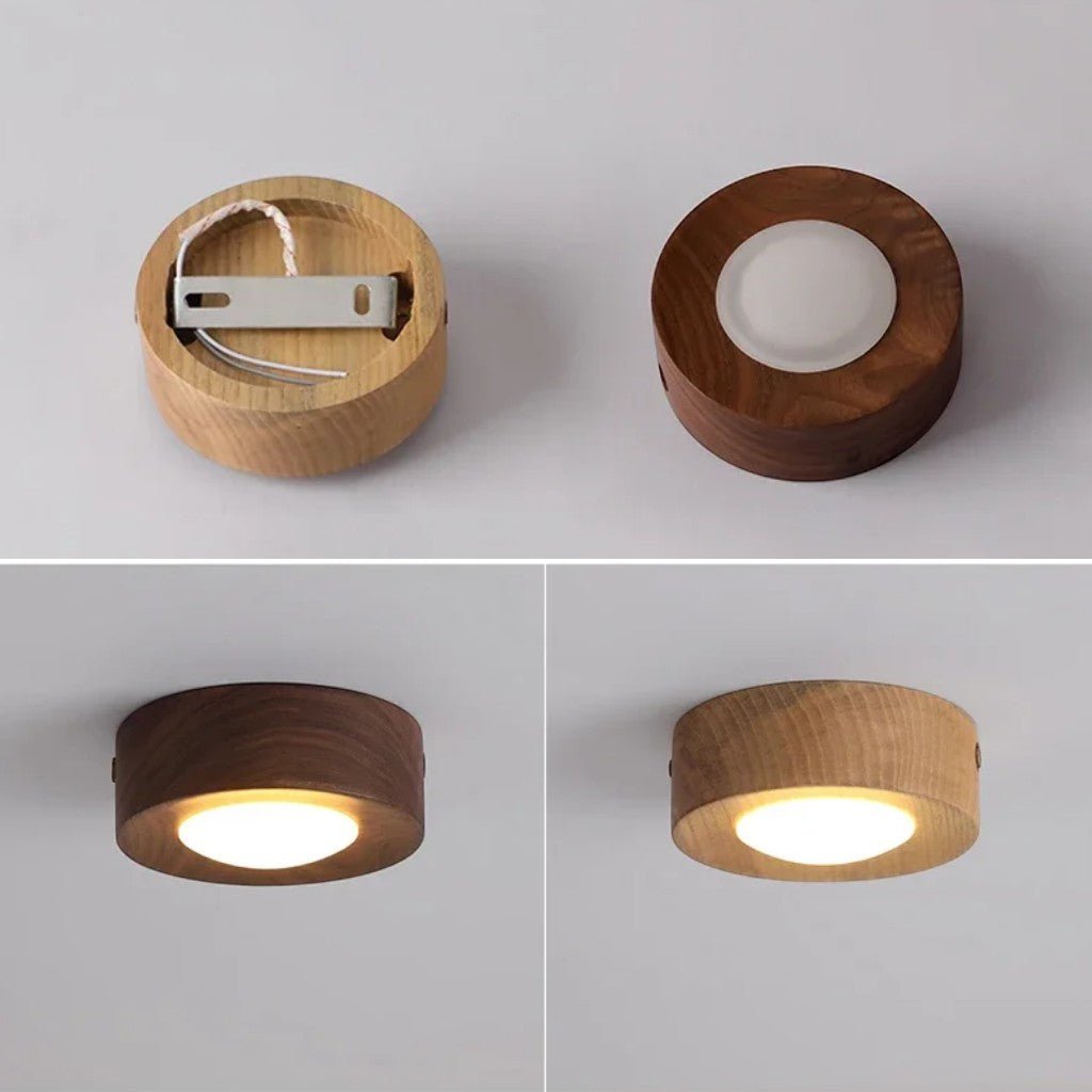 OrzechowyBlask | Elegancki Regulowany Reflektor LED do Sufitu