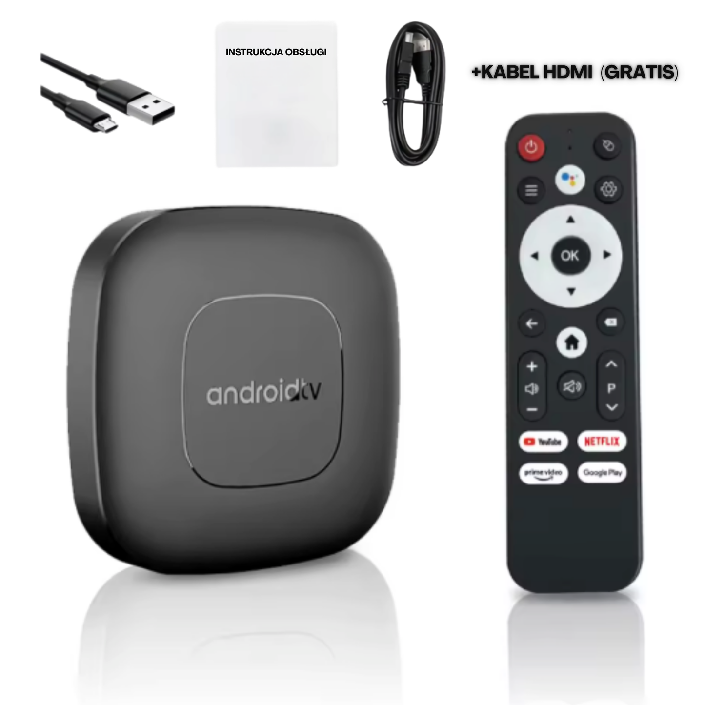 PixelCube Kostka do Smart TV z Androidem z Wbudowanym Wi-Fi