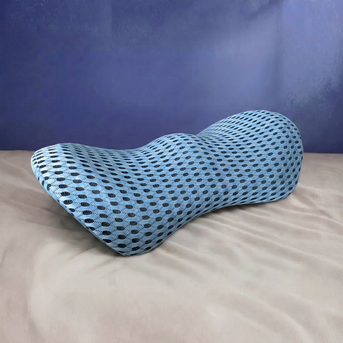 Poduszka Lędźwiowa Ergonomiczna z Wypełnieniem Memory | Poduszki Pod Lędźwie do Biura i Auta dla Komfortu Siedzenia