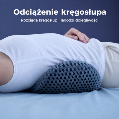 Poduszka Lędźwiowa Ergonomiczna z Wypełnieniem Memory | Poduszki Pod Lędźwie do Biura i Auta dla Komfortu Siedzenia