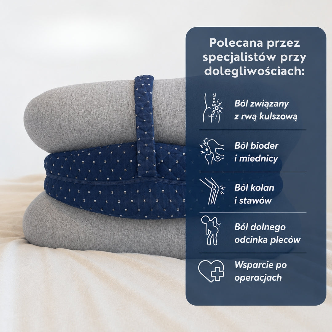 Poduszka Ortopedyczna Do Spania z Ergonomicznym Wypełnieniem | Komfortowy Sen i Wsparcie dla Zdrowego Kręgosłupa