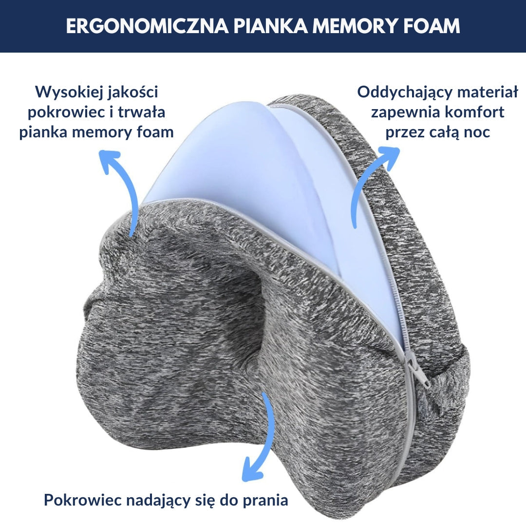 Poduszka Ortopedyczna Do Spania z Ergonomicznym Wypełnieniem | Komfortowy Sen i Wsparcie dla Zdrowego Kręgosłupa