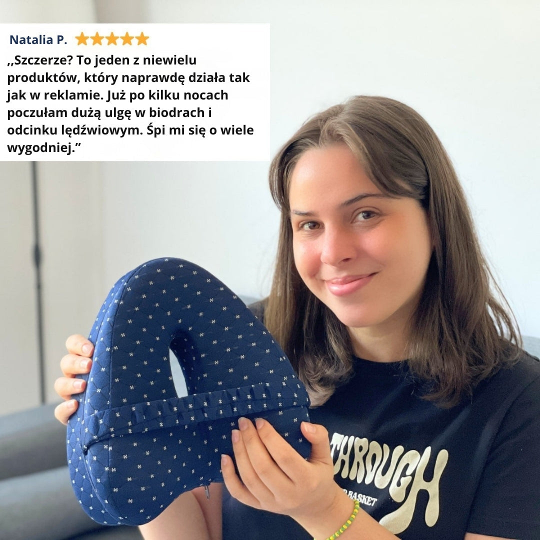 Poduszka Ortopedyczna Do Spania z Ergonomicznym Wypełnieniem | Komfortowy Sen i Wsparcie dla Zdrowego Kręgosłupa