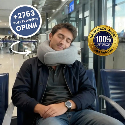 Poduszka Podróżna na Szyję z Ergonomicznym Wsparciem | Idealna dla Komfortu w Podróży