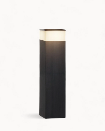 Prostokątna Lampa Zewnętrzna LED z Metalową Ramą – Nowoczesna Lampa Zewnętrzna Solarna do Ogrodu i Tarasu