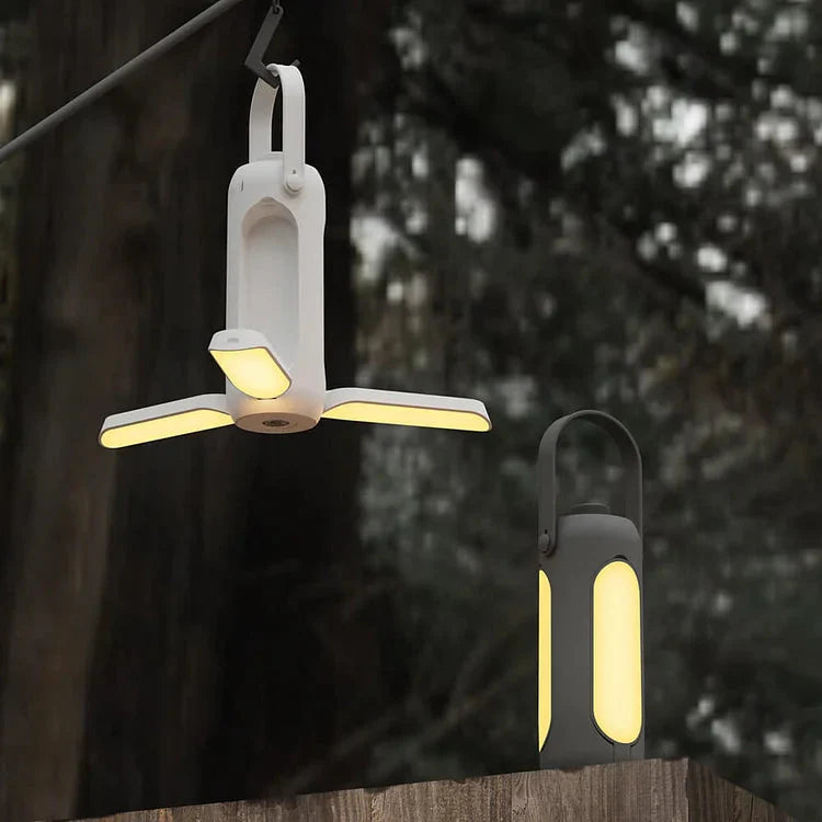 Przenośna lampa kempingowa z regulacją jasności i trzema barwami światła – idealna do użytku na zewnątrz, 10 000 mAh, czas pracy 11–180 godzin
