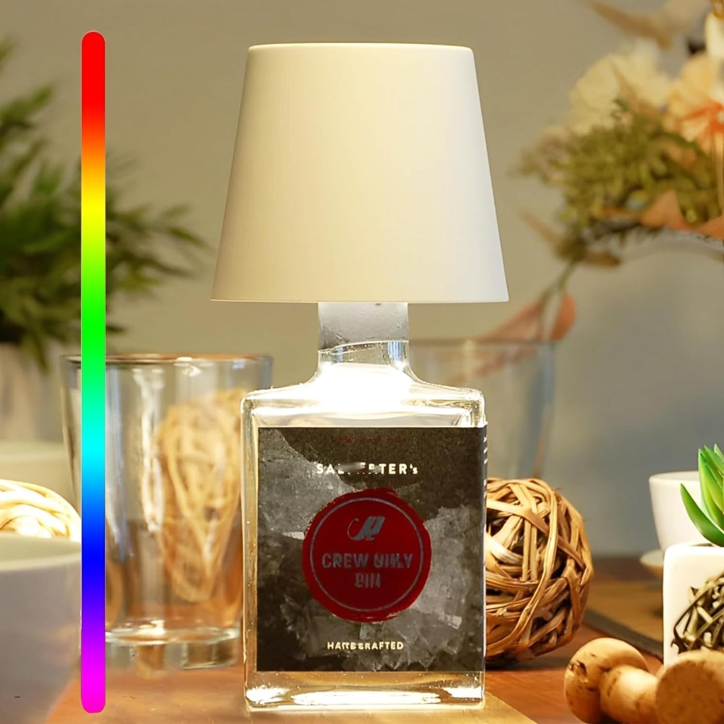 Przenośna Lampa LED z Dotykowym Sterowaniem, Akumulator 5500 mAh, Regulacja Jasności, Ładowanie USB
