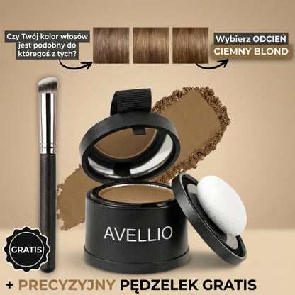Puder do Włosów | Szybkie Zakrywanie Odrostów i Siwych Włosów | Naturalny Efekt na Każdą Okazję